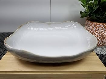 作家物　特大40cm 片口大鉢　大人数　粉引き　白　パーティー　一点物 粉引片口鉢・熊谷雅博 - 暮らしを楽しむうつわ・作家ものの和